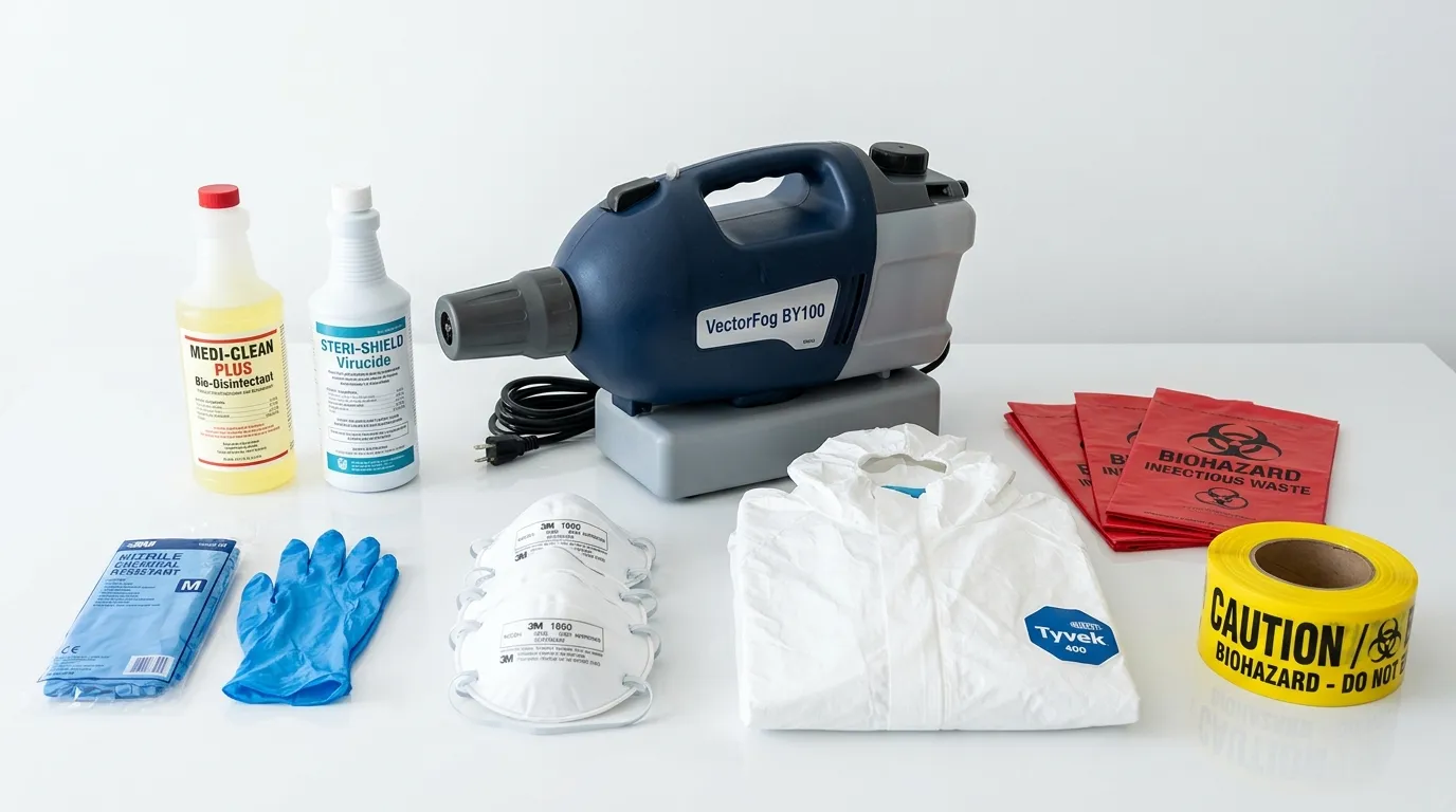 Professional biohazard remediation crew working in Altamonte Springs