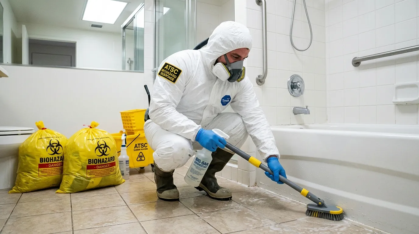 Decontamination equipment deployed for Blood Cleanup in Altamonte Springs